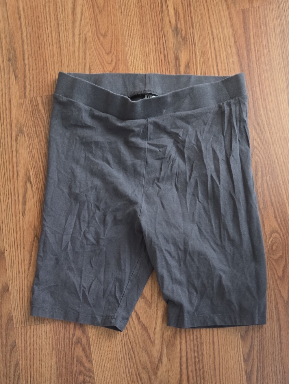 Divided Charcoal Gray Bike Shorts